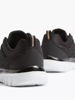 Skechers Zwarte Slip-on Sneaker Memory Foam 11 Skechers Zwarte Slip-on Sneaker Memory Foam -Skechers Winkel 1735220 H4