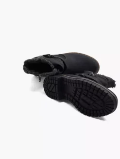 Easy Street Zwarte Enkellaars Warm Gevoerd -Skechers Winkel 1741647 H3