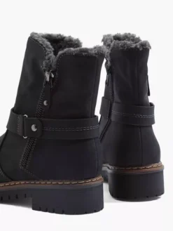 Easy Street Zwarte Enkellaars Warm Gevoerd -Skechers Winkel 1741647 H4