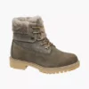 Grijze Nubuck Veterboot Gevoerd -Skechers Winkel 1742280 P