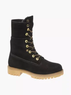 Zwarte Nubuck Veterboot Gevoerd 7 Zwarte Nubuck Veterboot Gevoerd -Skechers Winkel 1742284 P3