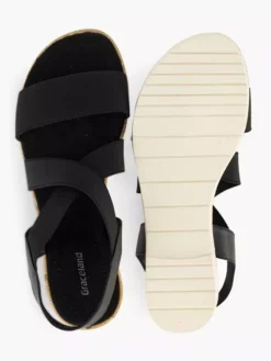 Zwarte Sandaal Elastiek -Skechers Winkel 1785611 H3