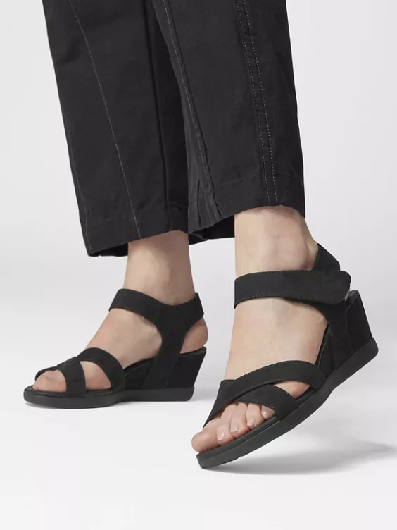 Zwarte Sandalette Sleehak 9 Zwarte Sandalette Sleehak - Afbeelding 7