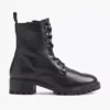 Zwarte Leren Veterboot -Skechers Winkel 1864427 H1