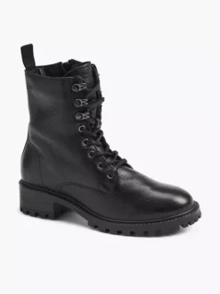 Zwarte Leren Veterboot 23 Zwarte Leren Veterboot -Skechers Winkel 1864427 H6