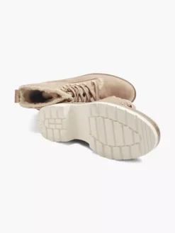 Beige Veterboot Gevoerd -Skechers Winkel 1890260 H3