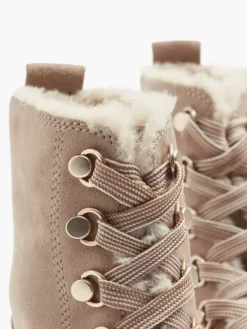 Beige Veterboot Gevoerd -Skechers Winkel 1890260 H5