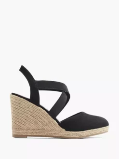 Zwarte Espadrille Sleehak 15 Zwarte Espadrille Sleehak -Skechers Winkel 1895718 HL1