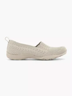 Skechers Beige Instapper Fitster - Love Starz
