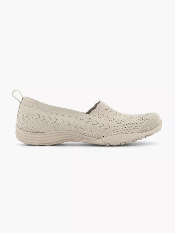 Skechers Beige Instapper Fitster - Love Starz 3 Skechers Beige Instapper Fitster - Love Starz