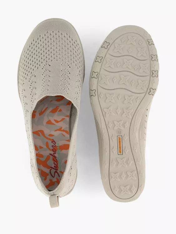 Skechers Beige Instapper Fitster - Love Starz 5 Skechers Beige Instapper Fitster - Love Starz - Afbeelding 3