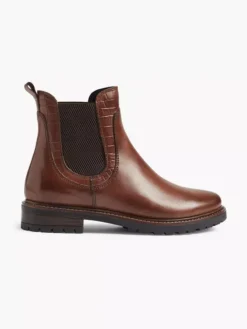 Bruine Leren Chelsea Boot