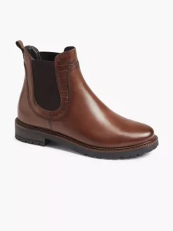 Bruine Leren Chelsea Boot -Skechers Winkel 1969852 H6