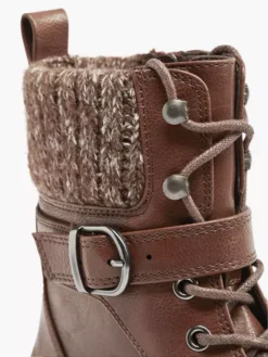 Cognac Veterboot Gevoerd -Skechers Winkel 1984156 H6