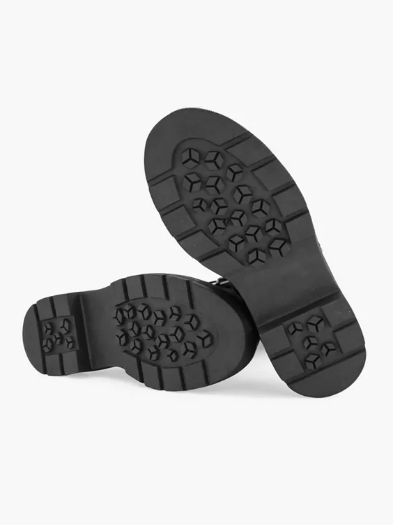 Zwarte Hoge Veterboot 5 Zwarte Hoge Veterboot - Afbeelding 3