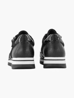 Zwarte Leren Sneaker Croco 12 Zwarte Leren Sneaker Croco -Skechers Winkel 1991561 P4