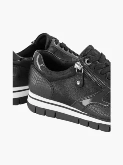 Zwarte Leren Sneaker Croco 13 Zwarte Leren Sneaker Croco -Skechers Winkel 1991561 P5