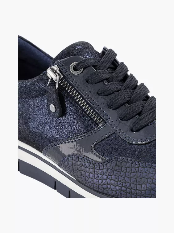 Donkerblauwe Sneaker Croco 8 Donkerblauwe Sneaker Croco - Afbeelding 6