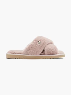 ESPRIT Lichtroze Slipper Imitatiebont
