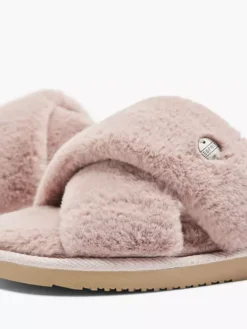 ESPRIT Lichtroze Slipper Imitatiebont -Skechers Winkel 1998275 H5