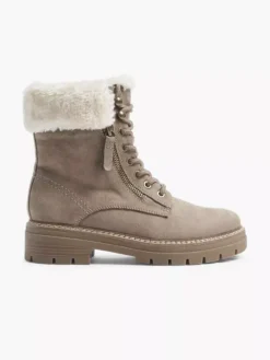 Taupe Veterboot Gevoerd