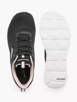 Skechers Zwarte Instapper Memory Foam -Skechers Winkel 2020885 H3