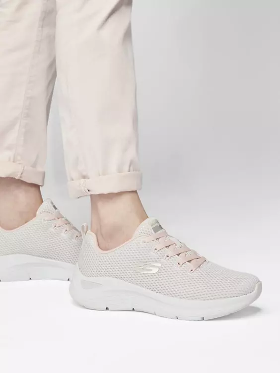 Skechers Beige Arch Comfort Natural Flutter 9 Skechers Beige Arch Comfort Natural Flutter - Afbeelding 7