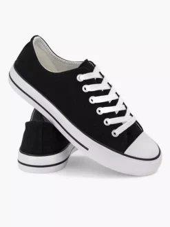 Zwarte Canvas Sneaker 13 Zwarte Canvas Sneaker -Skechers Winkel 2022777 H5