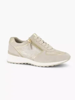 Beige Leren Sneaker -Skechers Winkel 2042784 H6