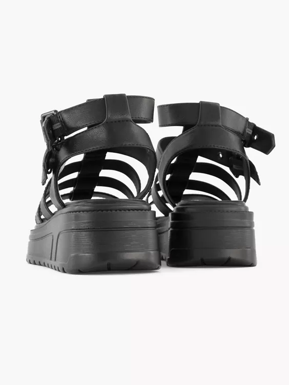 Zwarte Chunky Sandaal Gesp 6 Zwarte Chunky Sandaal Gesp - Afbeelding 4