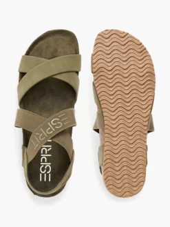 ESPRIT Khaki Sandaal Elastisch 10 ESPRIT Khaki Sandaal Elastisch -Skechers Winkel 2052597 H3