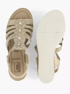 Easy Street Beige Sandaal Sleehak -Skechers Winkel 2055252 H3
