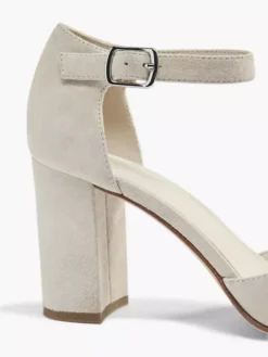 Beige Suéde Sandalette -Skechers Winkel 2059750 H5