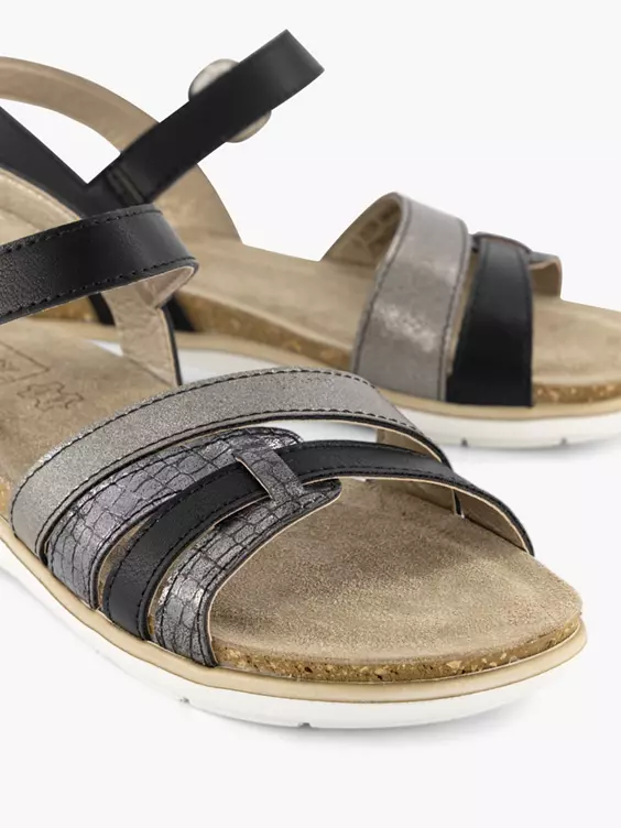 Easy Street Zwarte Sandaal Gespsluiting 5 Easy Street Zwarte Sandaal Gespsluiting - Afbeelding 3