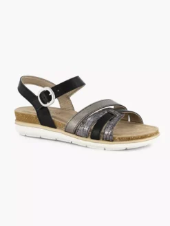 Easy Street Zwarte Sandaal Gespsluiting 13 Easy Street Zwarte Sandaal Gespsluiting -Skechers Winkel 2065336 H6