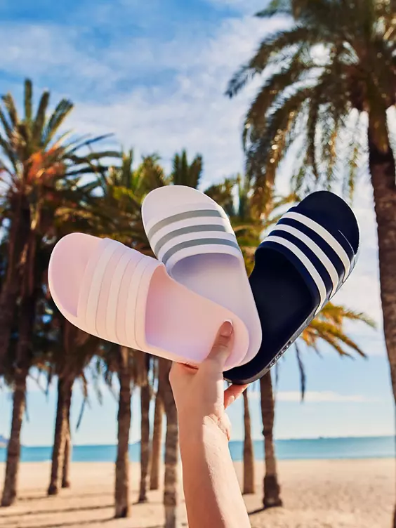 ADIDAS Lichtroze Adilette Aqua 9 ADIDAS Lichtroze Adilette Aqua - Afbeelding 7