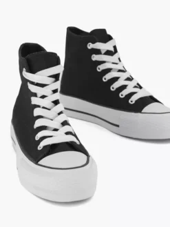 Zwarte Hoge Canvas Sneaker 23 Zwarte Hoge Canvas Sneaker -Skechers Winkel 2066355 H5