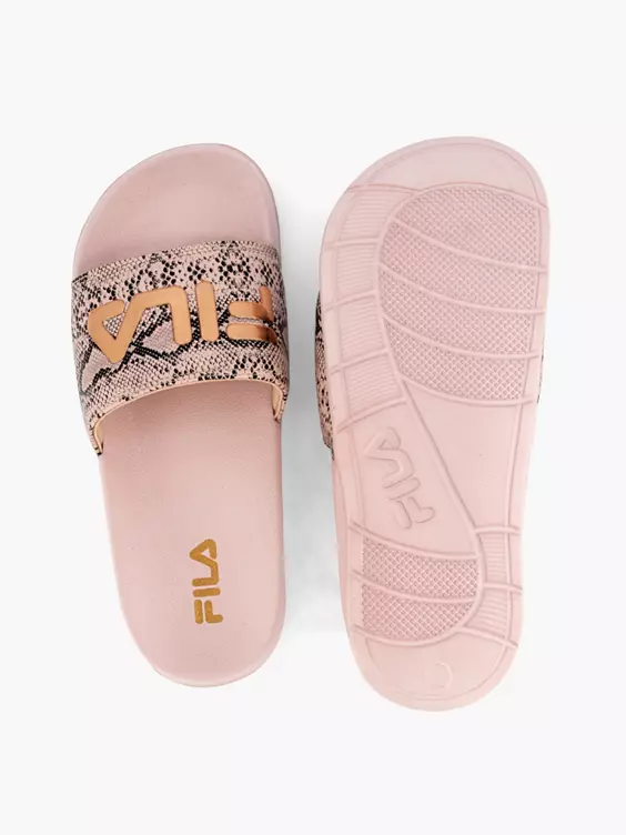 Fila Roze Badslipper Slangenprint 5 Fila Roze Badslipper Slangenprint - Afbeelding 3
