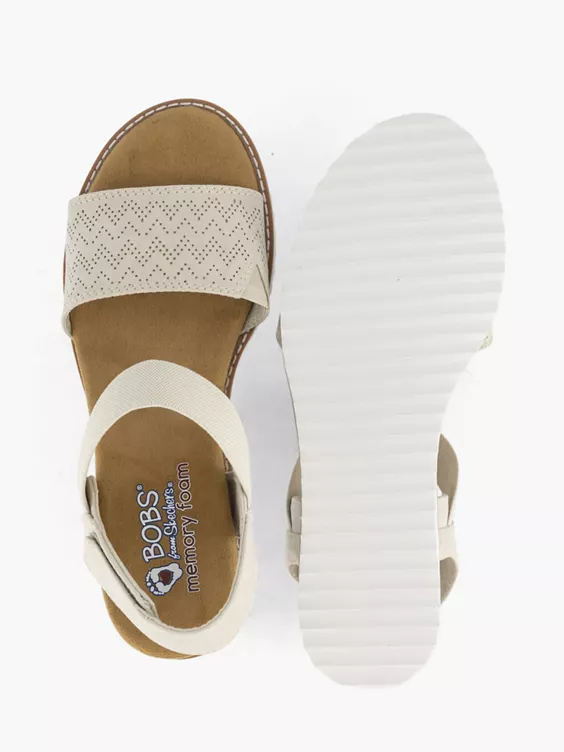 Skechers Off White Sandaal Desert Kiss 5 Skechers Off White Sandaal Desert Kiss - Afbeelding 3