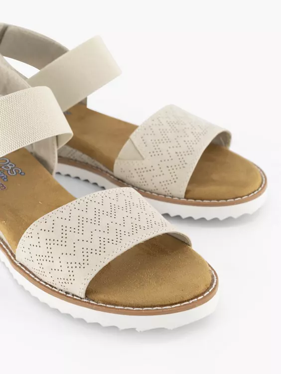 Skechers Off White Sandaal Desert Kiss 7 Skechers Off White Sandaal Desert Kiss - Afbeelding 5