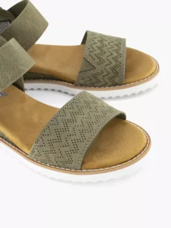 Skechers Khaki Sandaal Desert Kiss -Skechers Winkel 2066942 H3