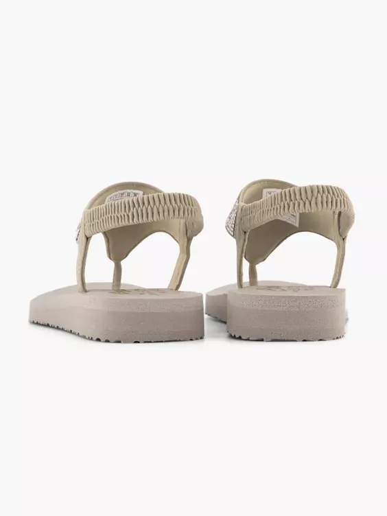 Skechers Taupe Sandaal 6 Skechers Taupe Sandaal - Afbeelding 4