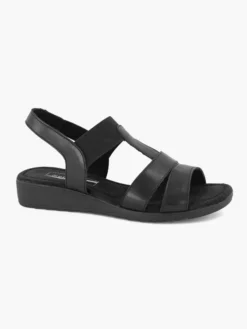 Zwarte Leren Sandaal 13 Zwarte Leren Sandaal -Skechers Winkel 2070448 H6