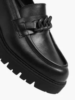 Zwarte Leren Chunky Loafer Sierketting 13 Zwarte Leren Chunky Loafer Sierketting -Skechers Winkel 2070845 H5