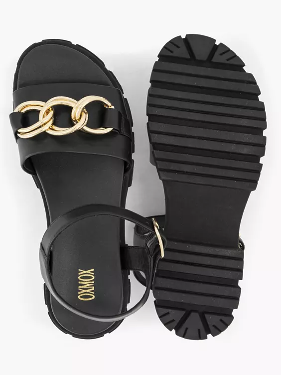 Zwarte Chunky Sandaal Sierketting 5 Zwarte Chunky Sandaal Sierketting - Afbeelding 3