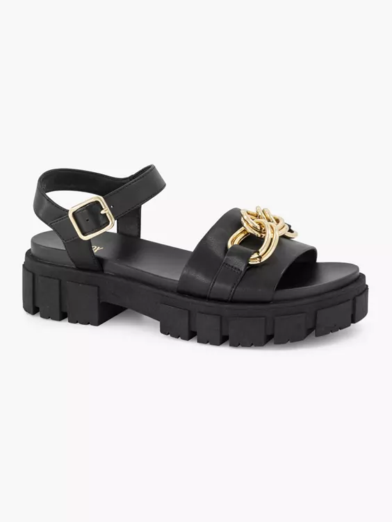 Zwarte Chunky Sandaal Sierketting 8 Zwarte Chunky Sandaal Sierketting - Afbeelding 6