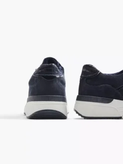 Donkerblauwe Suède Sneaker -Skechers Winkel 2090502 H4
