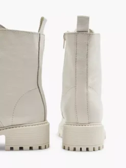 Off White Leren Veterboot -Skechers Winkel 2093150 H4