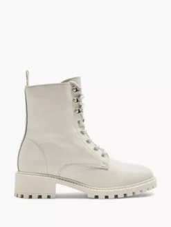 Off White Leren Veterboot -Skechers Winkel 2093150 HL1