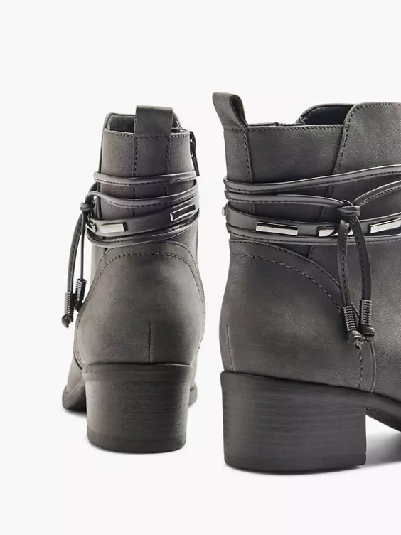 Grijze Enkellaars 5 Grijze Enkellaars - Afbeelding 3